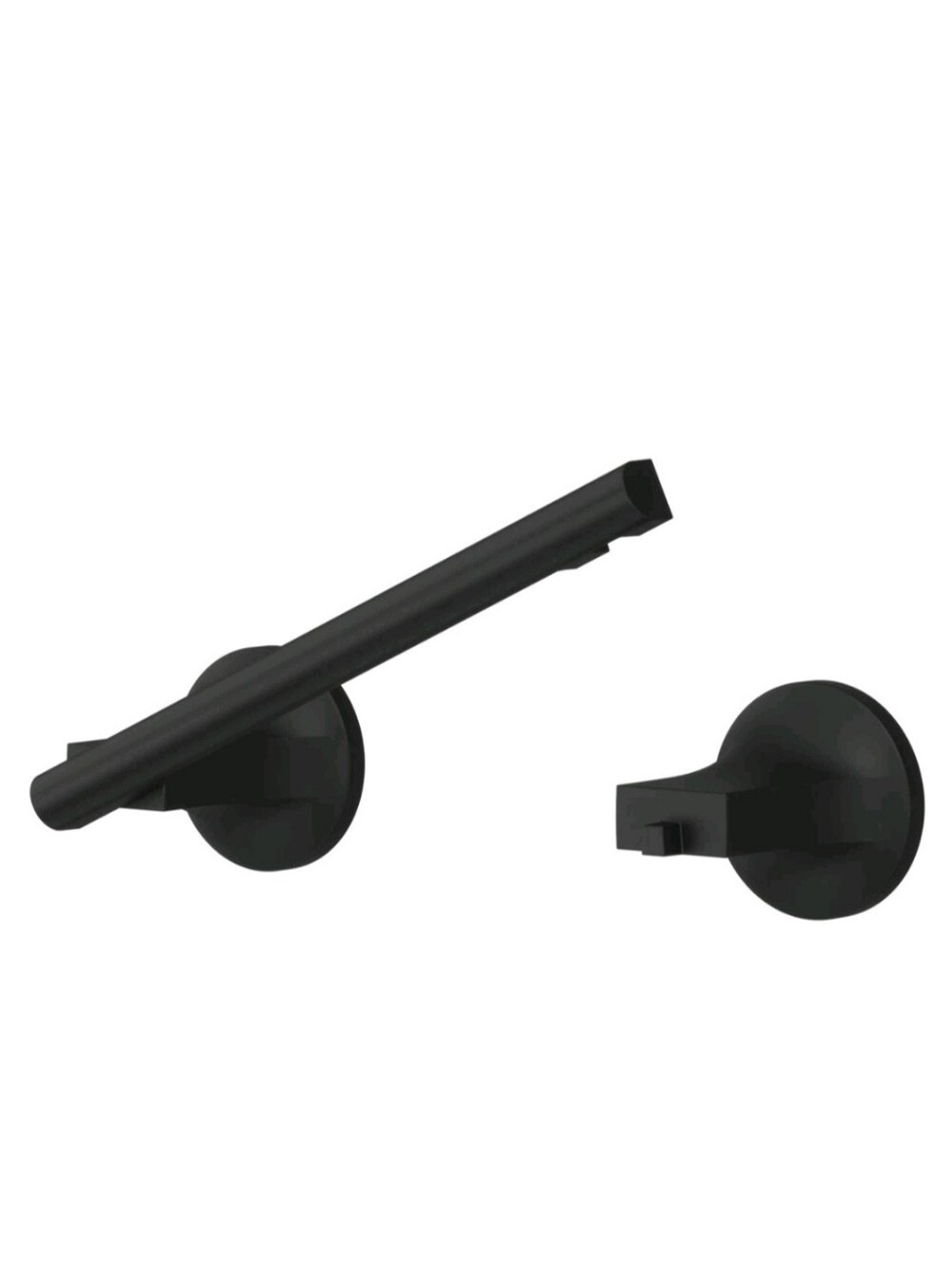 Pfister BPH-PFM0 Pfirst Modern Wall Mounted Pivoting Toilet Paper - Black